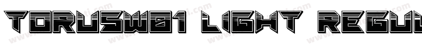TorusW01-Light Regul字体转换